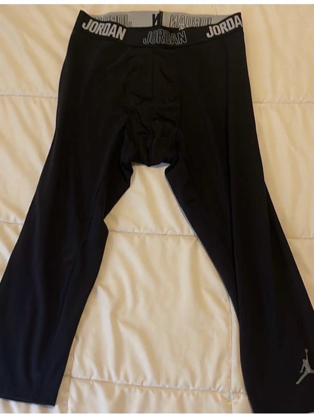 Jordan kids  Black Boxer Brief Compression Tights